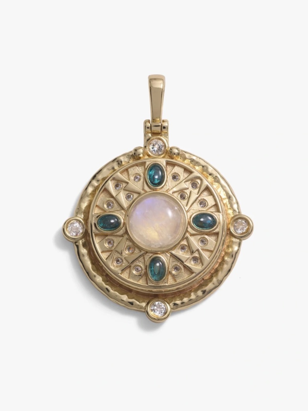 EUC Awe Inspired Manifestation Locket 14K Yellow Gold Vermeil